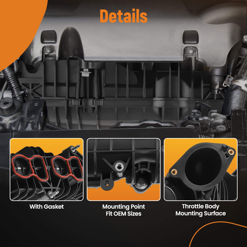 Inlaatspruitstuk met damper actuator geschikt voor BMW 3 4 5 6 7 Serie X3 X4 X5 11618514731