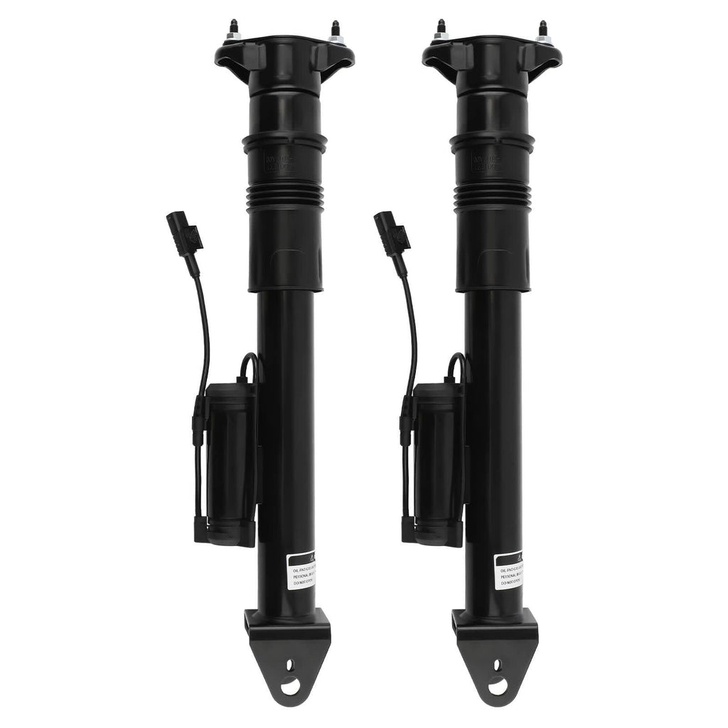 2x Schokdempers + 2x achter Luchtveer Bags met Compressor geschikt voor Mercedes M ML GL W164 X164