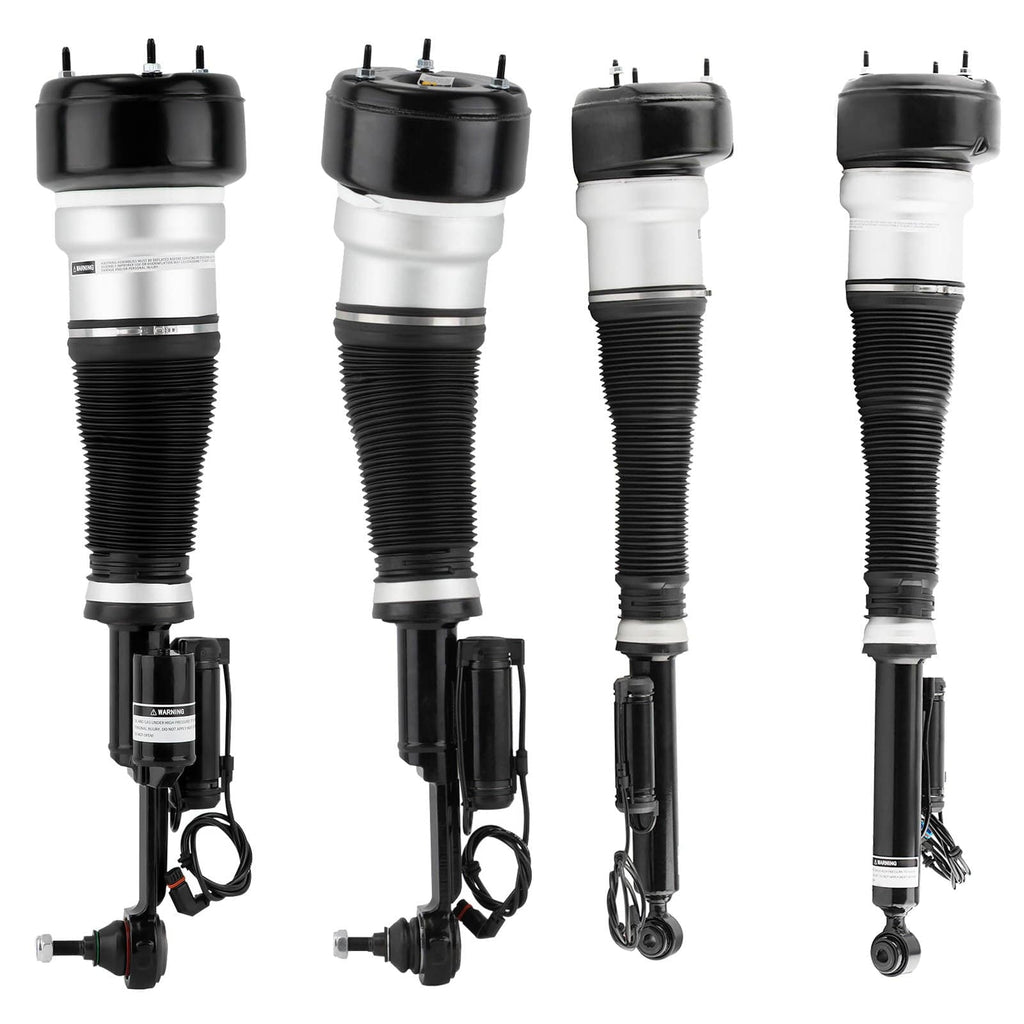 4x Schokdempers Veerpoten voor/achterzijde geschikt voor Mercedes S-Klasse W221 C216 4Matic
