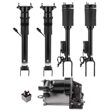 Laad de afbeelding in de galerijviewer, 5 stuks geschikt voor Mercedes M ML GL Klasse W164 X164 Schokdemper Compressor + Veerpoot