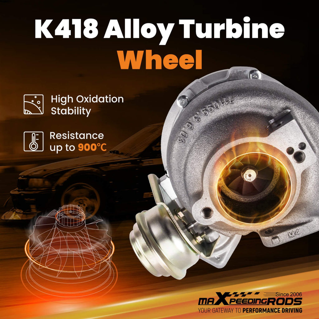 Turbo met uitlaatspruitstuk geschikt voor BMW X5 3.0d E53 160KW 218HP 11657791046 753392