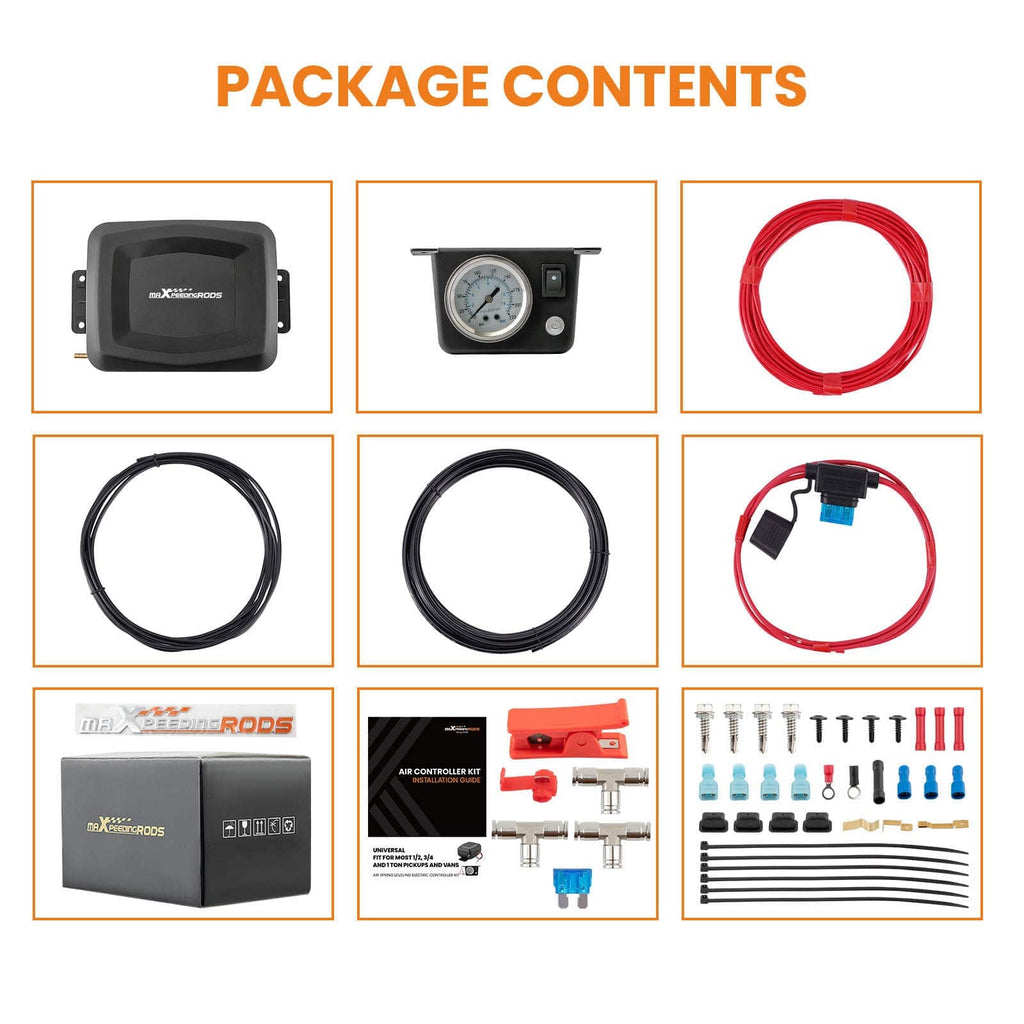 Achter Luchtveer + Compressor Kit geschikt voor Iveco Daily 35S 35L Single achter Wheels 2014-