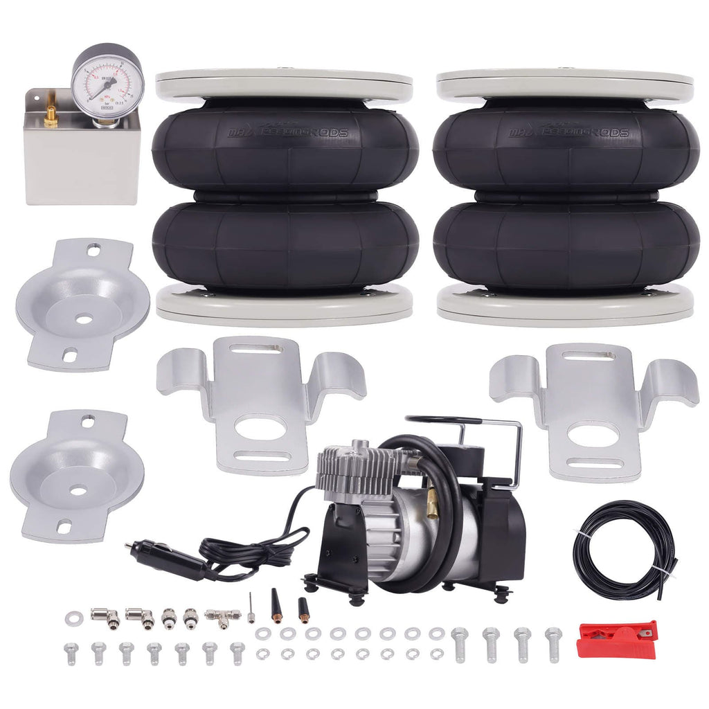 Luchtvering achter met 12V compressor kit geschikt voor Fiat Ducato 1994-2024 4000KG