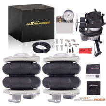 Laad de afbeelding in de galerijviewer, 2x achter Luchtvering + 12V Compressor Kit geschikt voor Fiat Ducato geschikt voor Peugeot Boxer 1994-