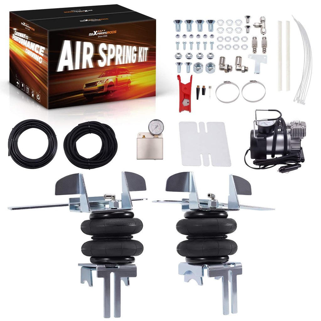 2x Luchtvering + Compressor Kit geschikt voor Volkswagen VW Crafter 2E 2F LT35 2006-2017
