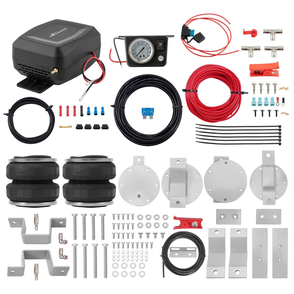 Luchtbalg + Compressor Controller Kit geschikt voor Mercedes Sprinter 4X4 Dual achter Wheel