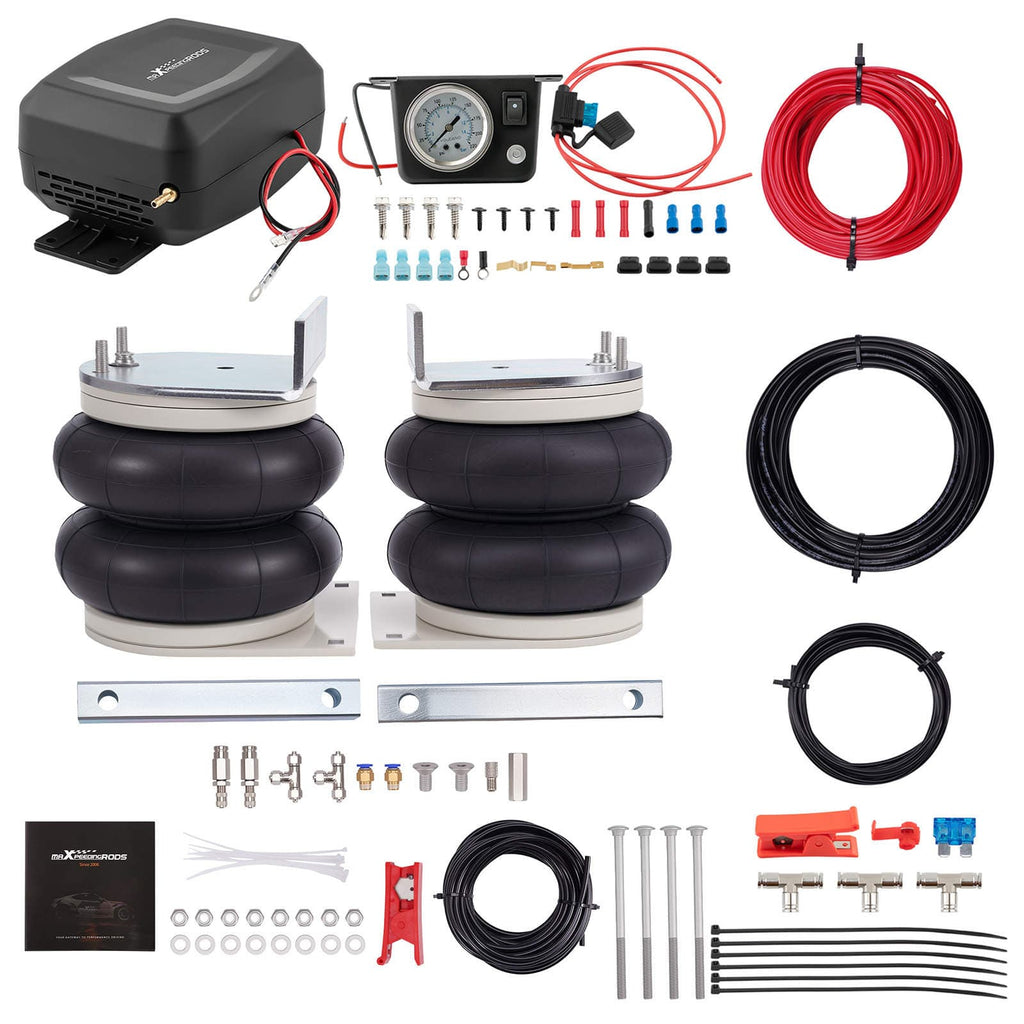 Luchtvering achterzijde + Compressor Controller Kit geschikt voor Renault Master X62 geschikt voor FWD 2010-
