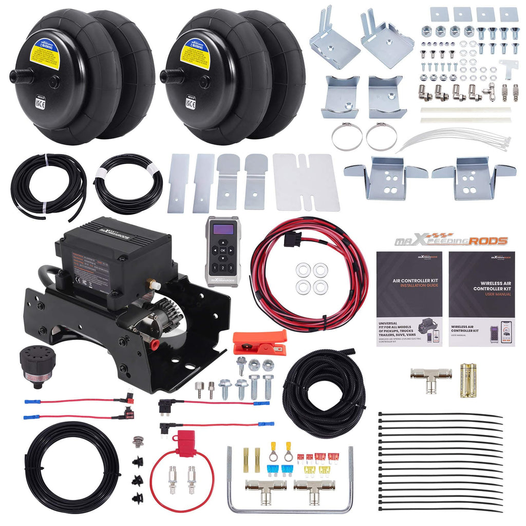 Luchtvering + Wireless Compressor Controller Kit geschikt voor Mercedes Sprinter 3,5-t