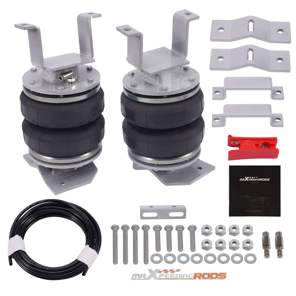 2x luchtvering achter + Halterungen Kit geschikt voor VW Volkswagon Amarok 4X4 2010-2021