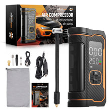 Load image into Gallery viewer, Tire Inflator Portable Car Tire Compressor + suitable for Pressure Gauge