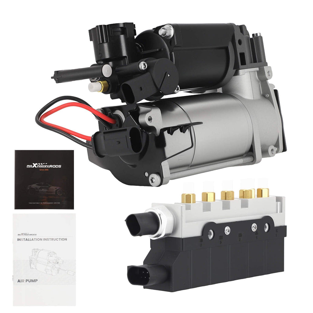 Luchtveringcompressor + Klep Block geschikt voor Mercedes S-Klasse W220 1998-2005