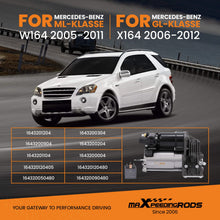 Laad de afbeelding in de galerijviewer, Luchtcompressor geschikt voor Mercedes-Benz M-Klasse W164 ML 63 AMG 4matic 2006-2011 Pomp