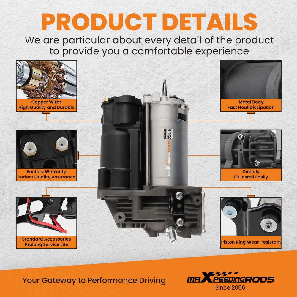 Compressor geschikt voor Mercedes ML-Klasse W166 1663200104 Luchtvering Level Control