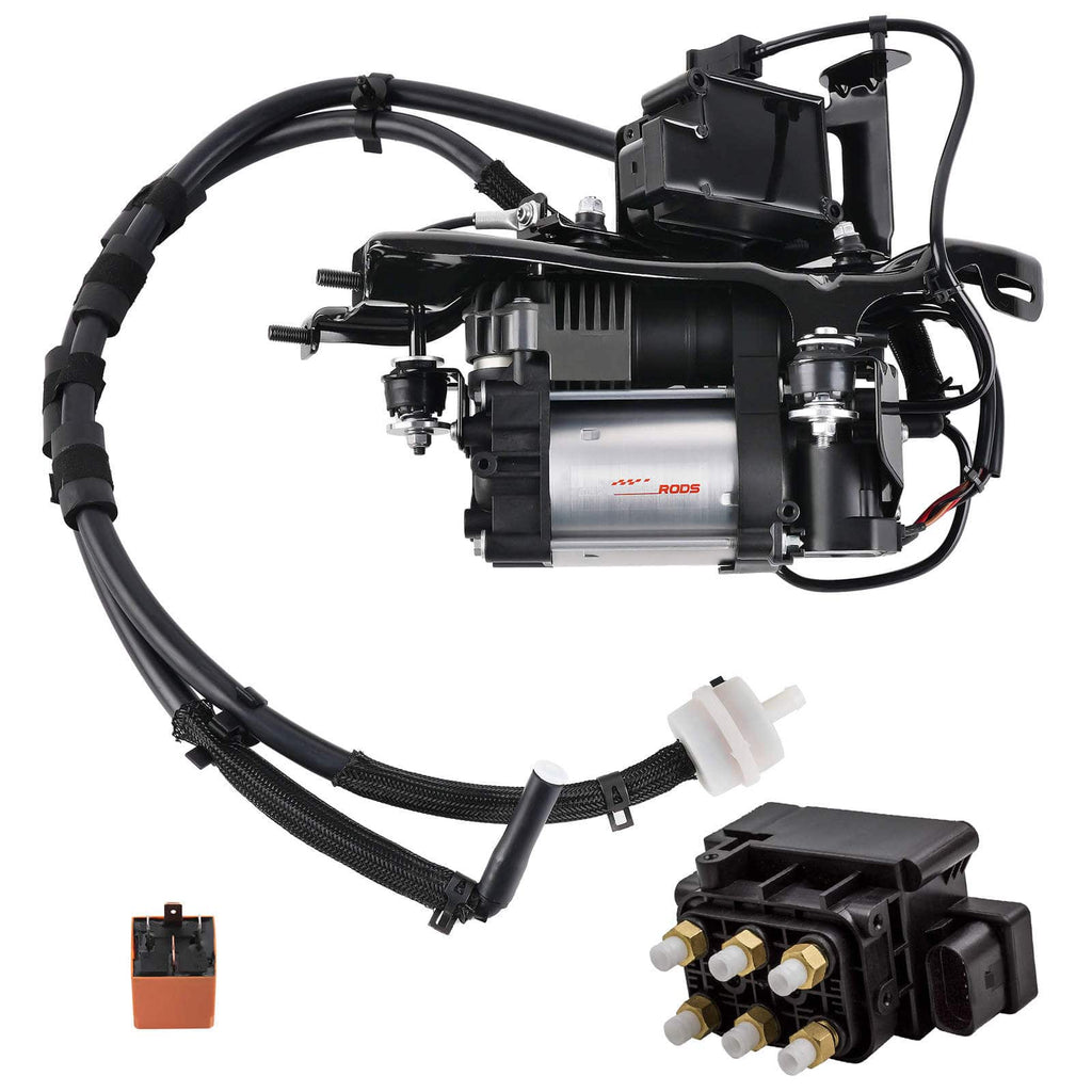 Luchtveringcompressor + Beugel + Klep geschikt voor Jeep Grand Cherokee 68232648AA