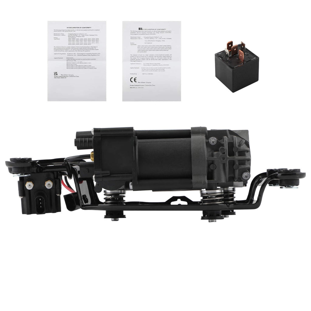 Luchtveringcompressor Pomp geschikt voor BMW X5 F15 X6 F16 W/ Beugel