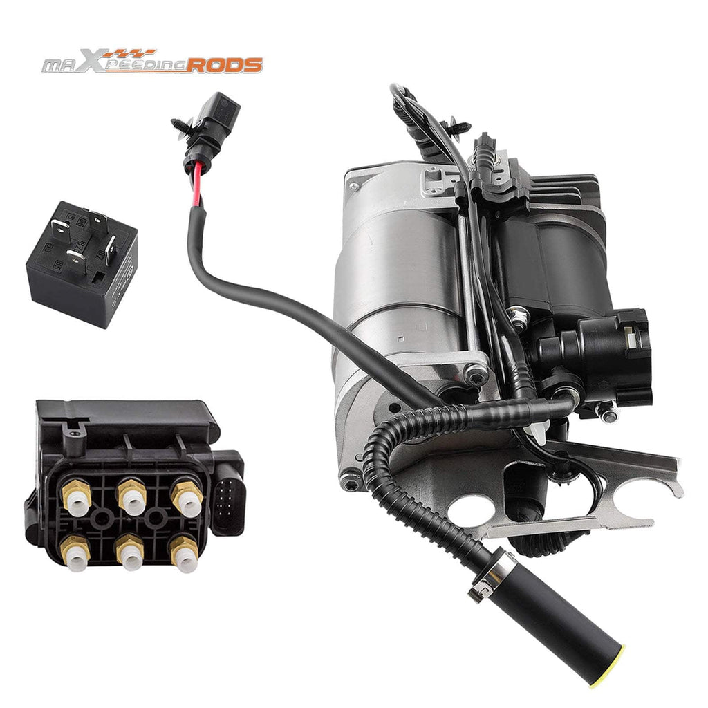 Luchtveringcompressor + Klep geschikt voor VW Touareg geschikt voor Porsche Cayenne 955 95535890105
