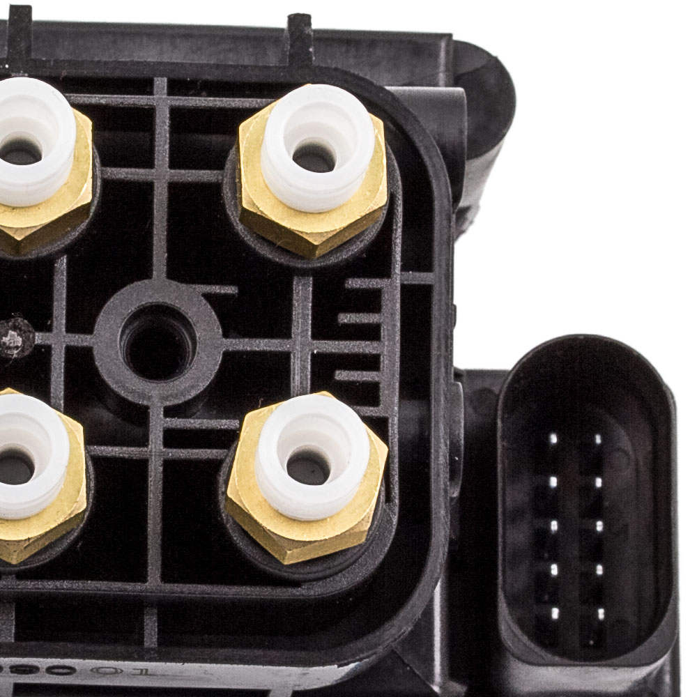 Compressor Luchtvering met Holder + Klep Block geschikt voor VW Touareg 7L 7L0616007
