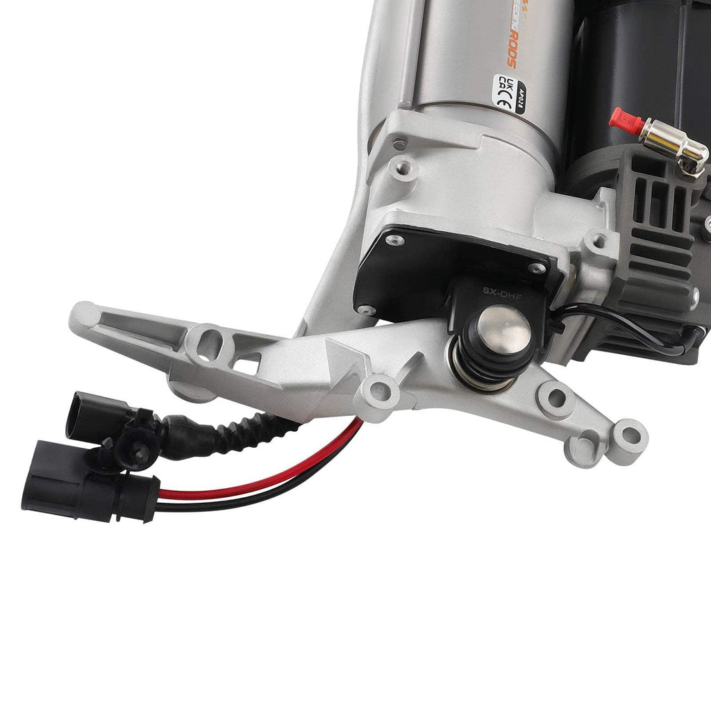 Compressor Luchtvering met Holder + Klep Block geschikt voor VW Touareg 7L 7L0616007