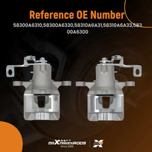 Laad de afbeelding in de galerijviewer, Remklauw achter links/rechts geschikt voor Hyundai i30 2011-2017 58300A6310 58311A6A31
