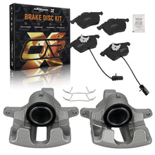 Laad de afbeelding in de galerijviewer, Remklauwen en remblokken vooras geschikt voor Audi A4 B5 B6 B7 Seat Exeo VW Passat 3B