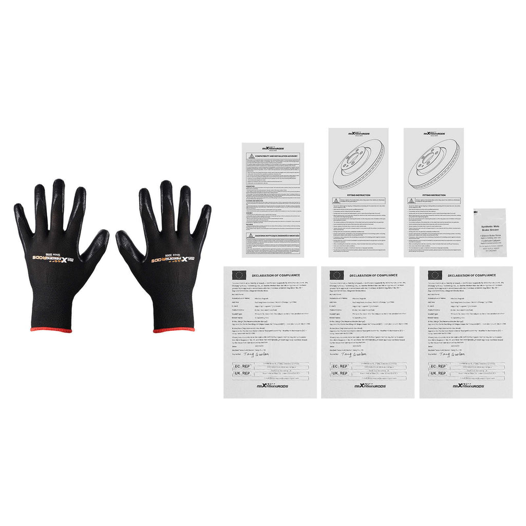 Remschijven remblokken voor geschikt voor Mercedes Benz GLK X204 200 250 350 4matic