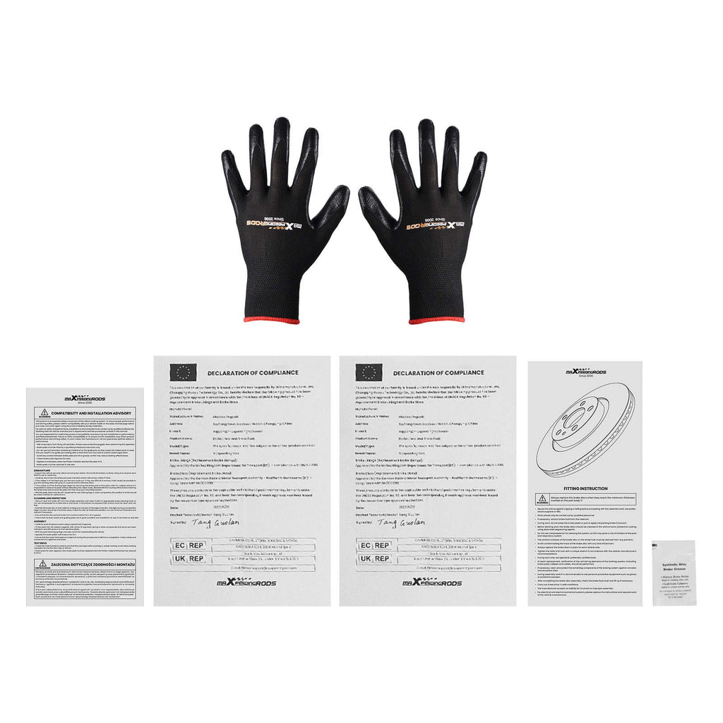 Remschijven remblokken voor geschikt voor Mercedes C 220 CDI 4matic W204 C 230 W204 C