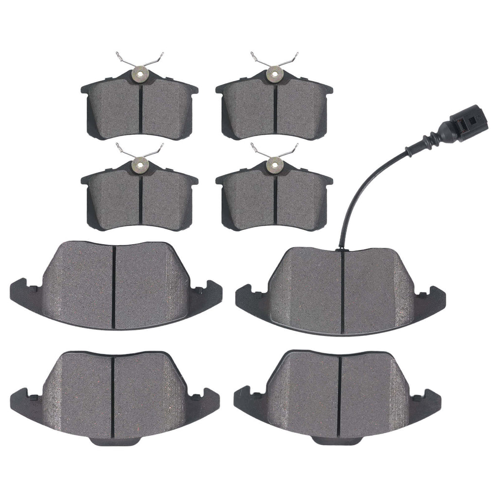 Remschijven remblokken Set geschikt voor VW Golf V 1K1, Golf VI 5K1 Cabrio 517 Jetta 162