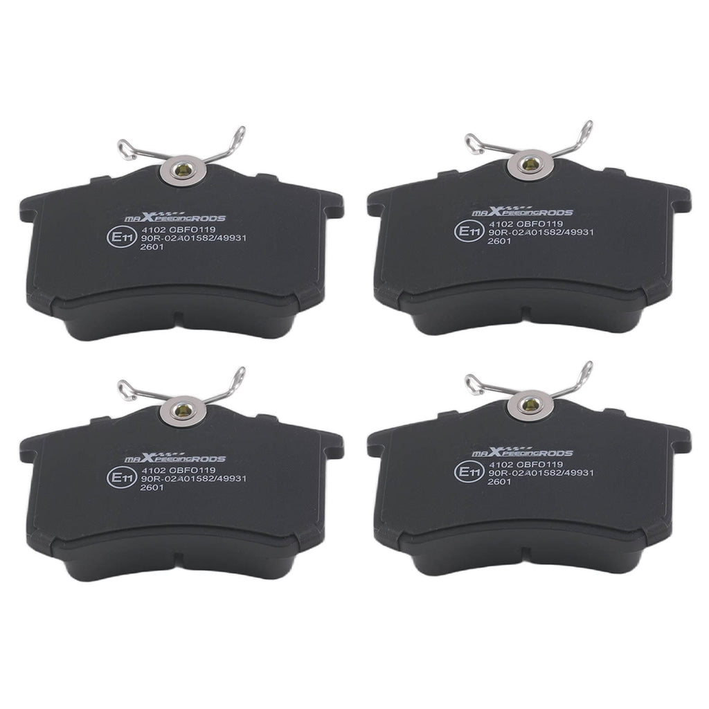 Discs and pads geschikt voor Audi A4 8E achter 2000-2008 8E0615601B 895615601A