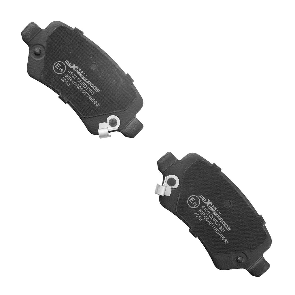 Achter Remschijven and Pads geschikt voor Chevrolet Corsa Sedan 1.7L 2000-2002
