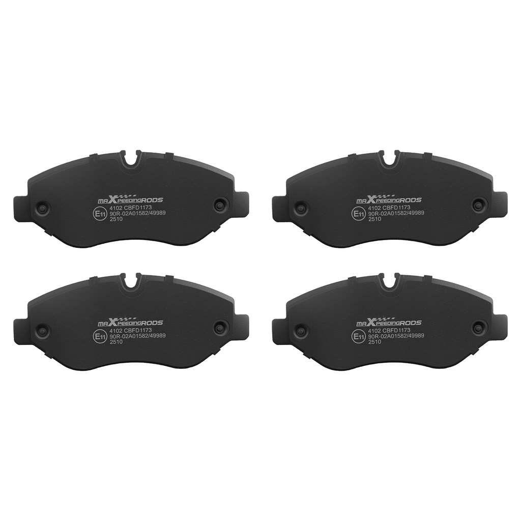 6-Hole Remschijven Pads geschikt voor Mercedes-Benz Sprinter 2006-2023