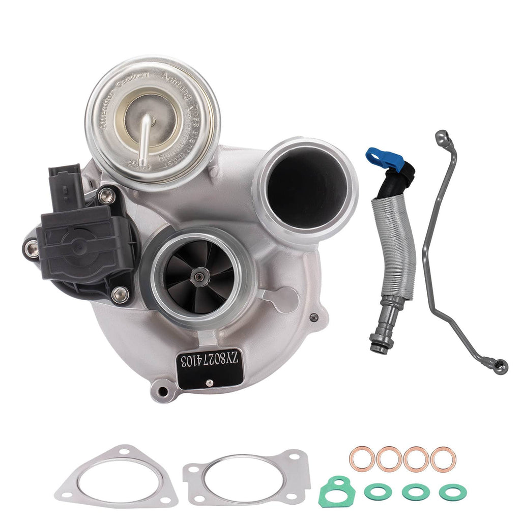 Turbo K03 met olieretourleiding geschikt voor Mini Cooper S R55-R61 N14 EP6DTS