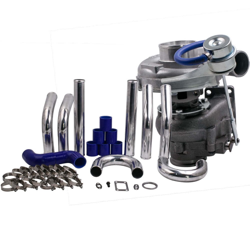 Turbo laadluchtbuizen-set 2.5 inch aluminium universeel 1.5-2.5L