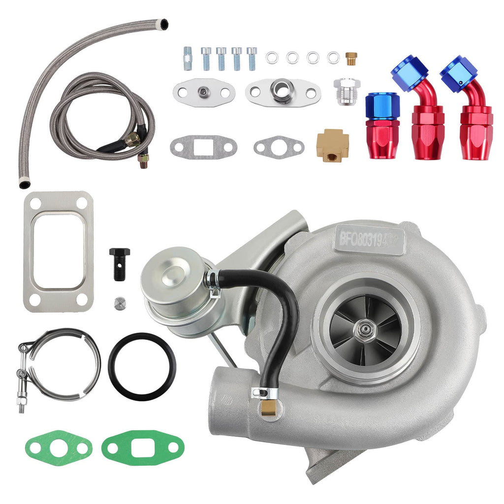 T3 T04E Turbo Oil Return FEED Line Turbo OIL Inlet Outlet Drain Kit