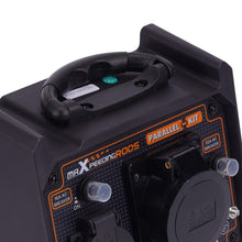 Laad de afbeelding in de galerijviewer, 2x 1200W Aggregaat Inverter Generator met Parallelbox – Compact voor Camper