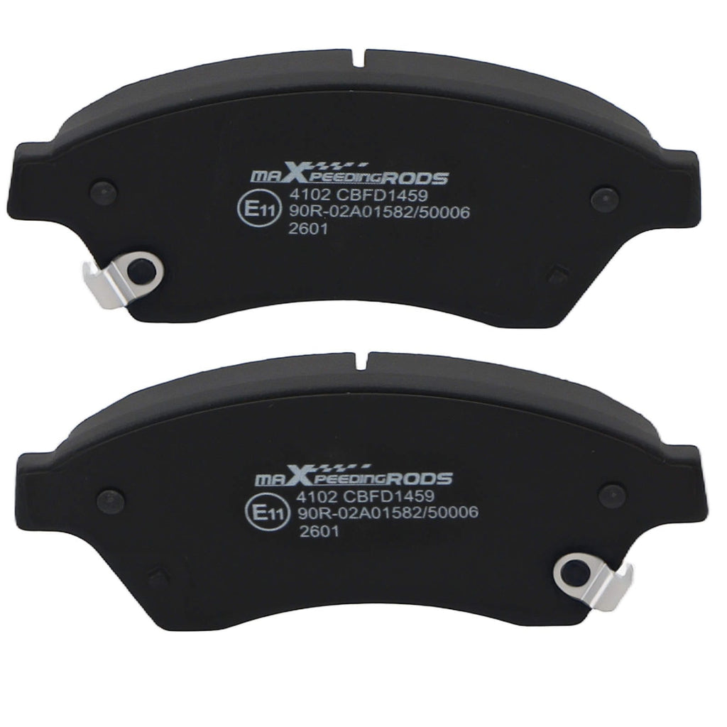 4x remblokken voor geschikt voor Chevrolet Cruze 1.4-2.0, Opel Astra J 1.2-2.0 Zafira 1.6