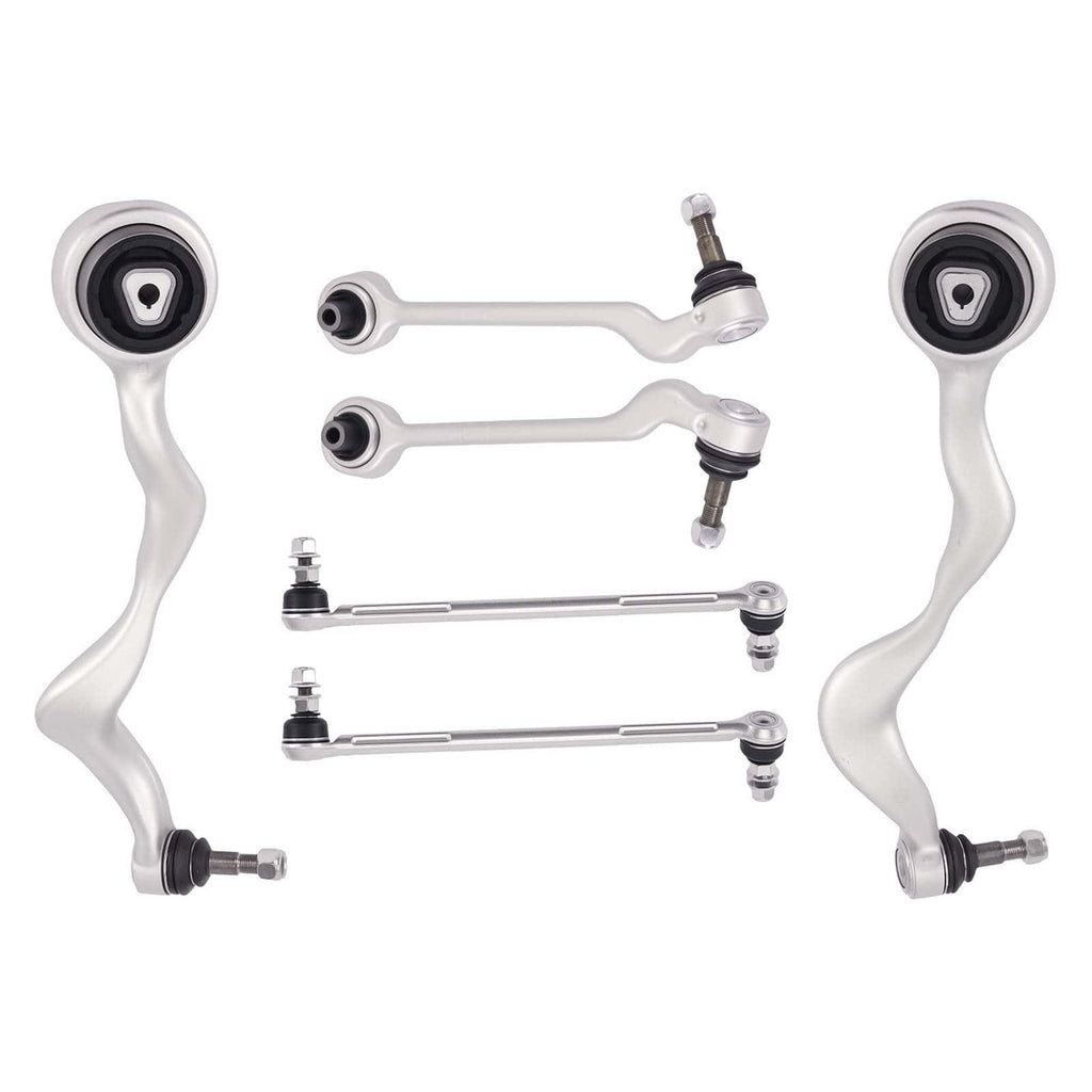 6x SUSPENSION ARM + 2x VOOR SCHOKDEMPERS LH+RH geschikt voor BMW 128I 135I 2008-2013