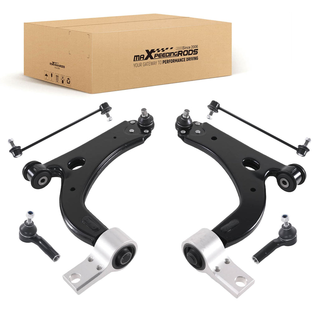 6-delige draagarmset vóór L+R geschikt voor Ford Fiesta V Fusion Mazda 2 1436095