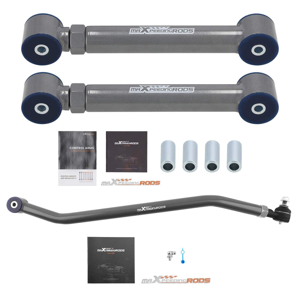 ACHTER BOVENSTE DRAAGARM + VOOR PANHARD ROD geschikt voor JEEP WRANGLER TJ 1997-2006