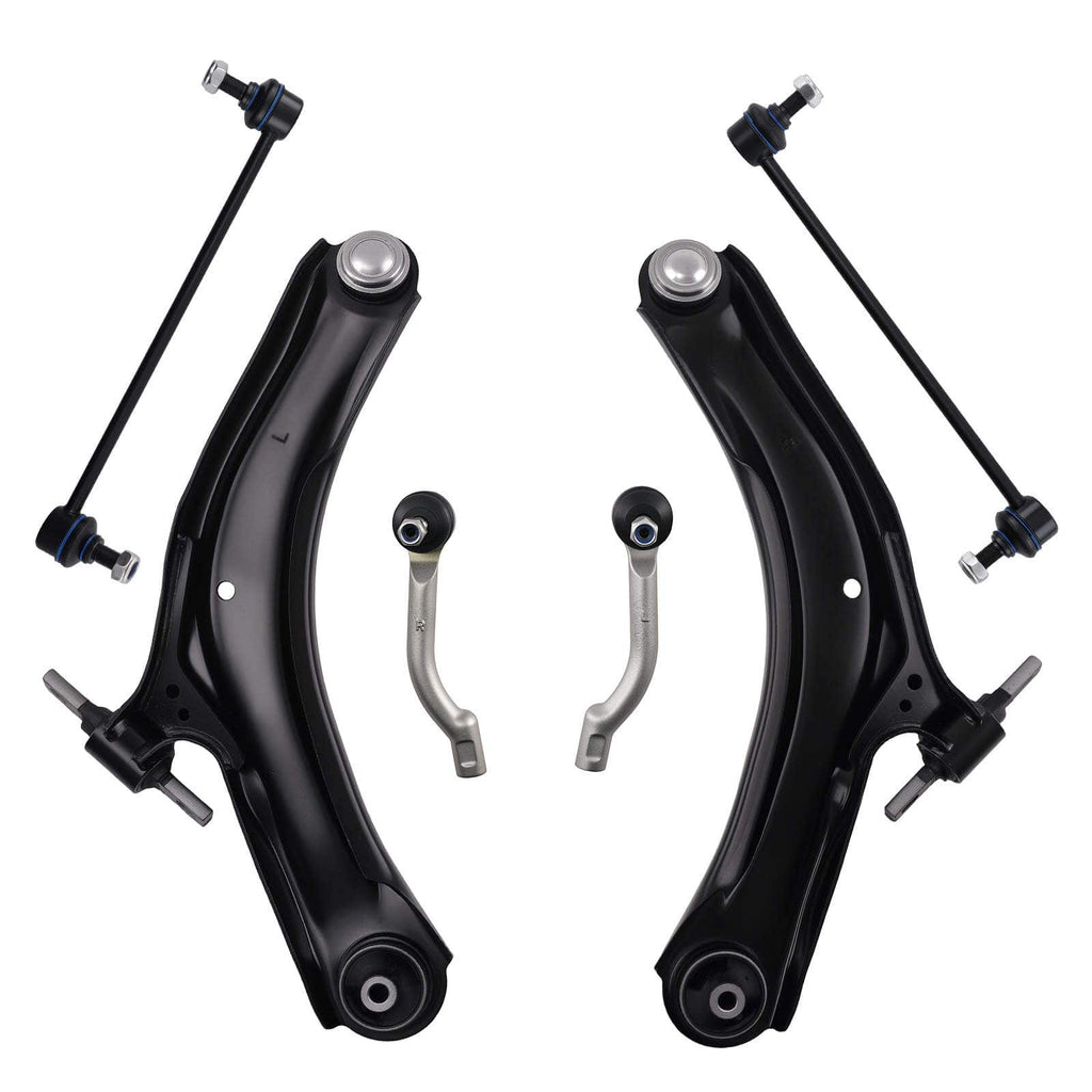 6 STUKS VOOR ONDERSTE DRAAGARMEN geschikt voor NISSAN QASHQAI +2 J10