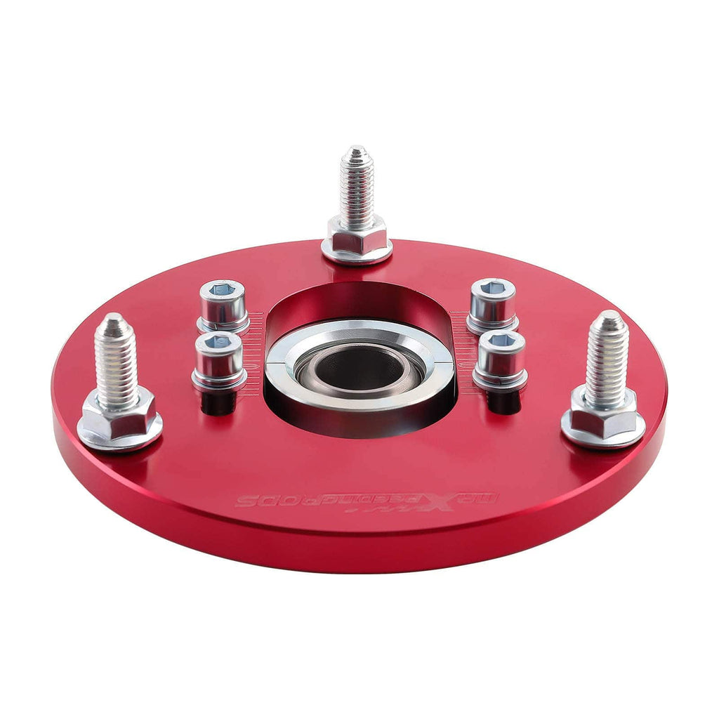 6 stuks Verstelbare Draagarmen + Camber Plates + Draagarm Bushings geschikt voor BMW E46