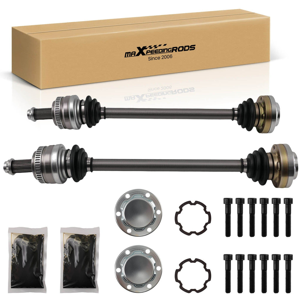 2x Aandrijfas achter links/rechts met ABS Ring Full Automatic geschikt voor BMW 3 Serie E36