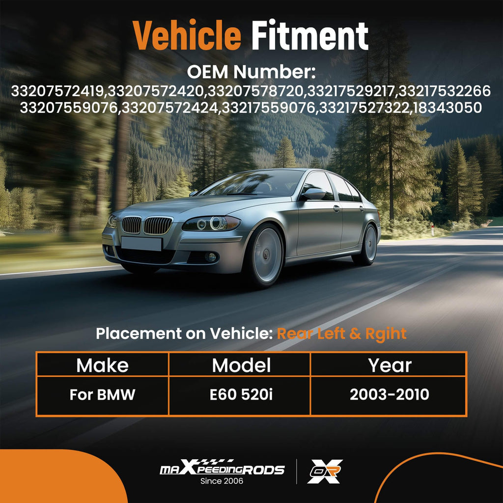 Aandrijfas achter links+rechts geschikt voor BMW 5 Serie E60 520i met Manual Transmissie