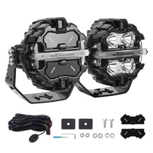 Load image into Gallery viewer, LED verstraler set 3.5 inch 160W 19200LM 270 graden IP68 DRL auto vrachtwagen