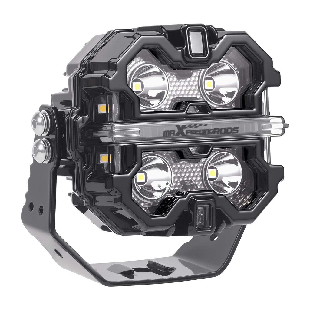 LED Work Light 160W RGB DRL White/Amber 3.5 for SUV ATV Marine Boat IP68