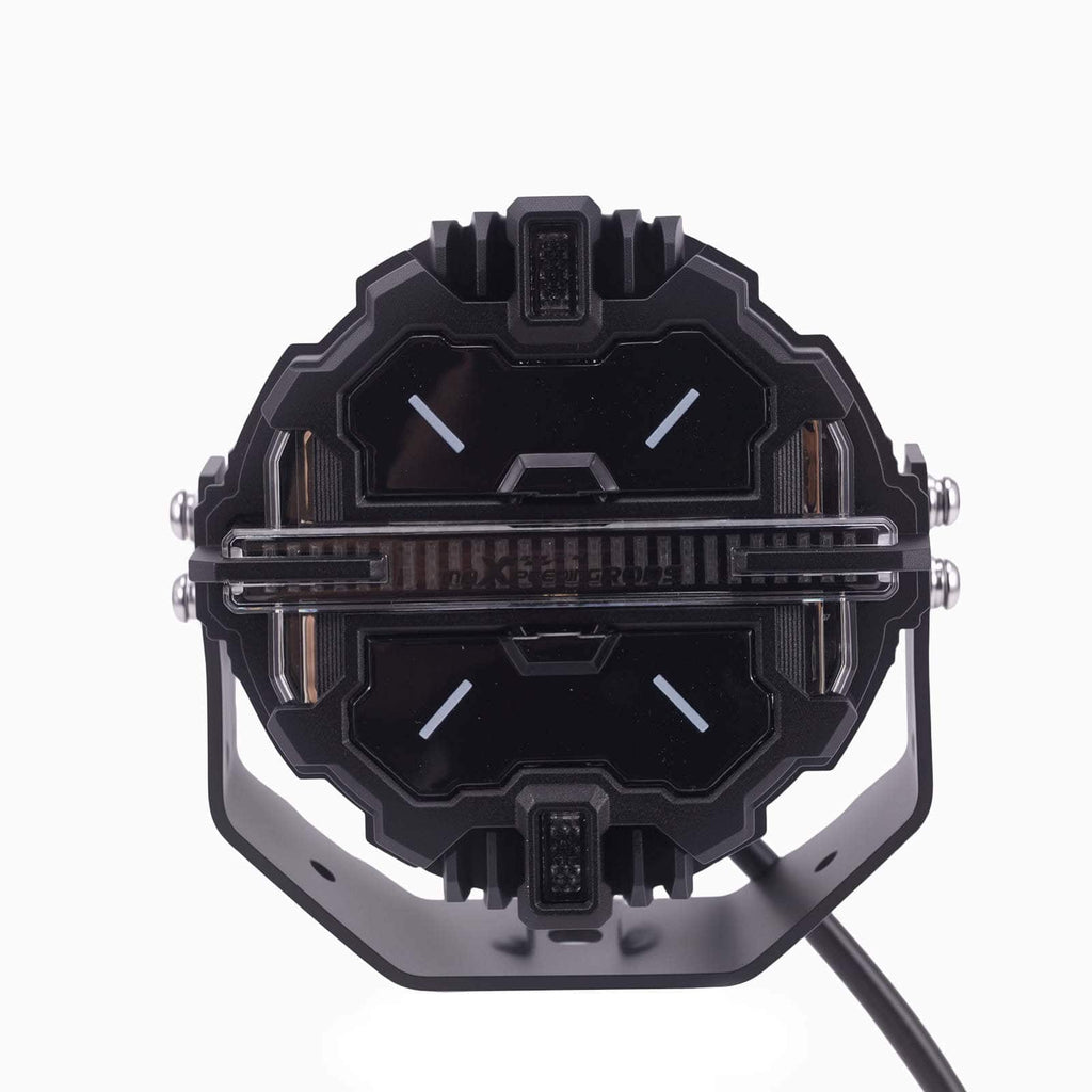 LED Auxiliary Lights 178W Crosshair Series Spot Light DRL White Amber Universal