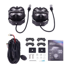 Load image into Gallery viewer, Square LED Work Light RGB DRL 212W for SUV 4X4 Marine Boat White 6000K