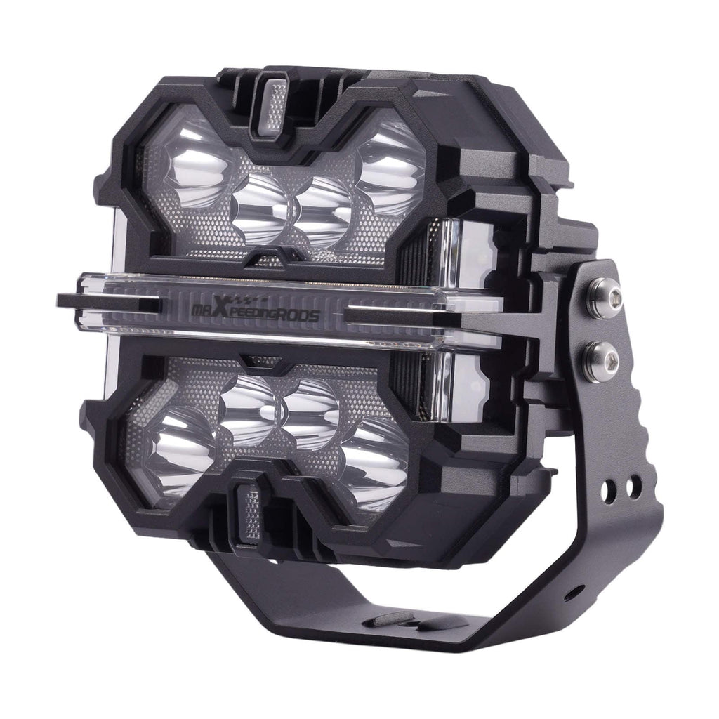 Auxiliary LED Lights 7" 332W for All Terrain SUV 4X4 Universal 12V RGB DRL