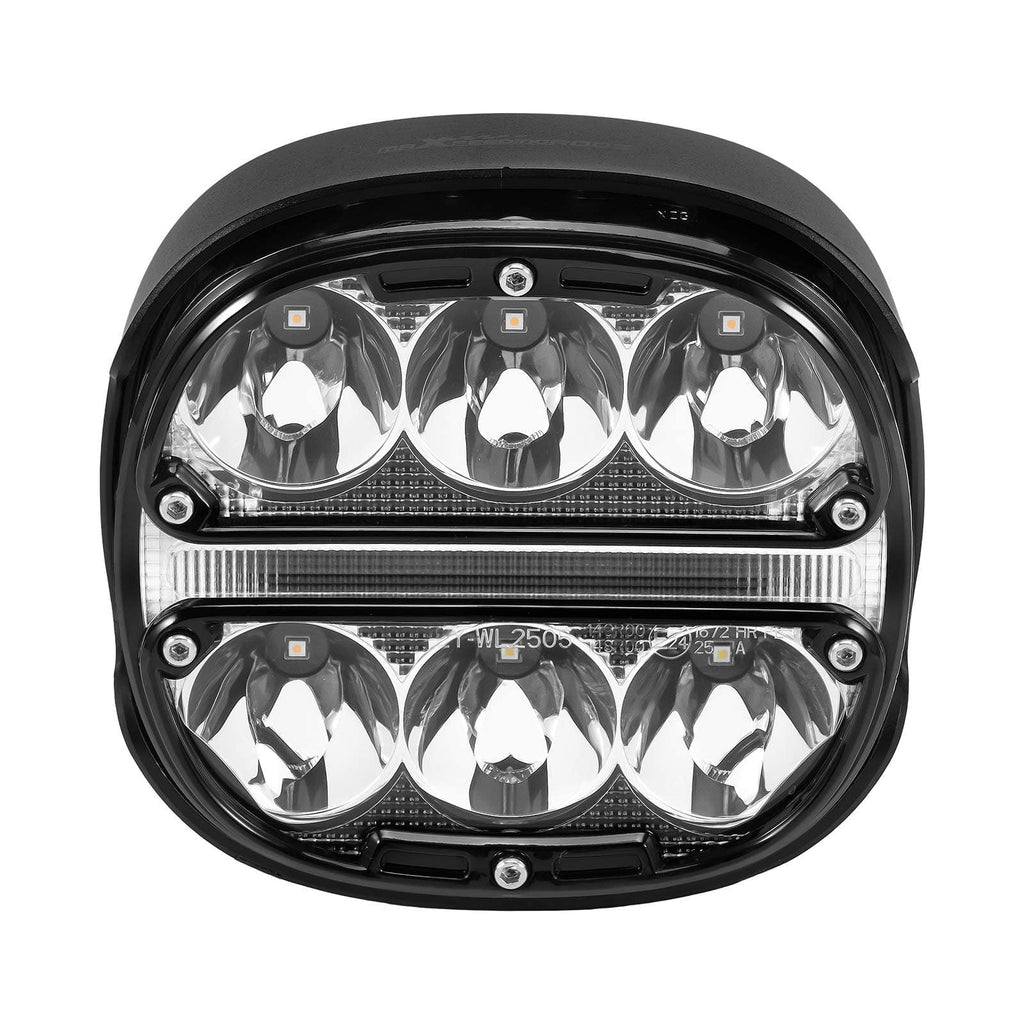 2x 5 LED Zusatzscheinwerfer met Gelb Tagfahrlicht DRL for Offroad SUV LKW