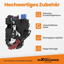 Laad de afbeelding in de galerijviewer, 7L0839016 rechts achter Door Lock geschikt voor VW Golf 5 Jetta 3, Skoda Octavia 2