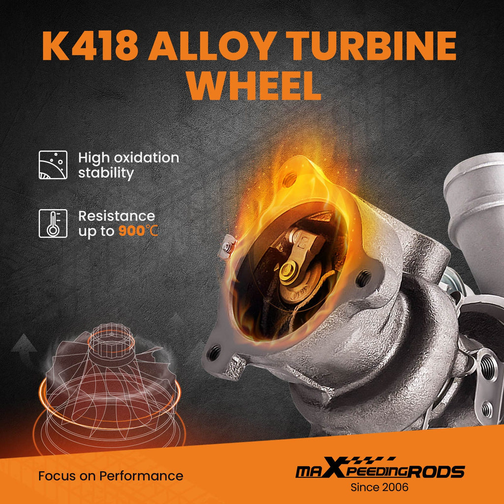K04 022 Turbo geschikt voor Audi A3 TT geschikt voor Seat Leon 1.8T AMK APX 53049880022 06A145704P